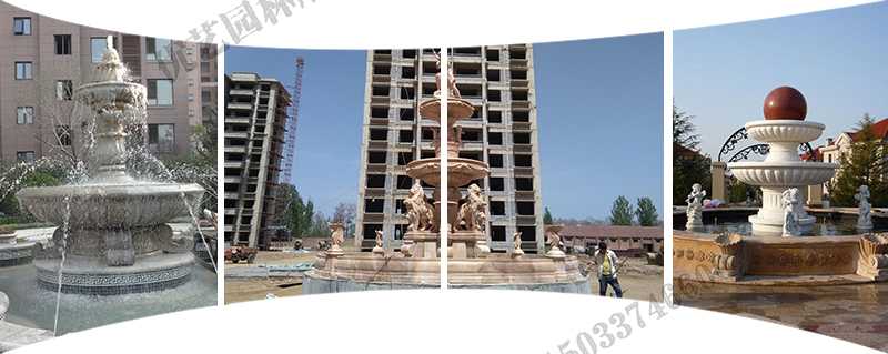 大理石景觀噴泉安裝，大型景觀噴泉廠家，景觀石雕噴泉廠家