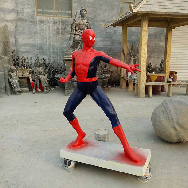 仿真蜘蛛俠雕塑 仿真蜘蛛俠雕塑