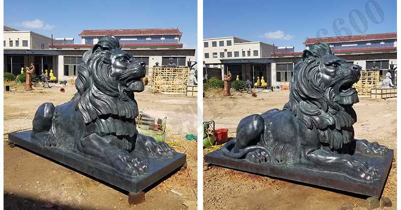 歐式匯豐銀行銅獅子雕塑，銅雕塑廠家