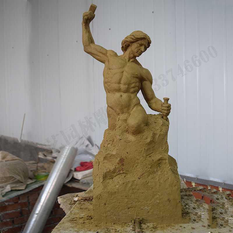 自我雕刻，雕刻自我，自我雕刻雕塑